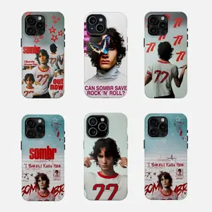 Sombr I Barely Know Her Album Merch Phone Case, Sombr New Song Aesthetic Cover Compatible with iPhone X, 11, 12, 13, 14, 15, 16, 17 Plus Pro Promax & SS Galaxy S21-25 Series
