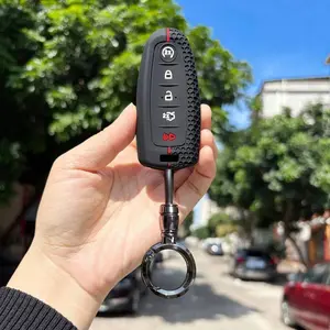 Ford Expedition C-Max Edge Explorer Titanium Focus Escape Flex Taurus Soft Silicone Key Cover Case Protector Keychain