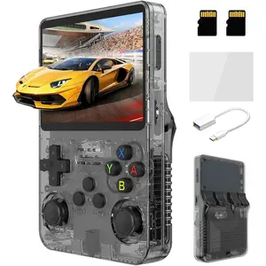 R36S Open Source Handheld Game Console HD Retro Arcade 3D Dual System Joystick Handheld Linux System 3.5-inch Scre Portable Retro Game Console Preset 1500 games Christmas Coolest Gift