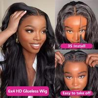 6x4 glueless wig