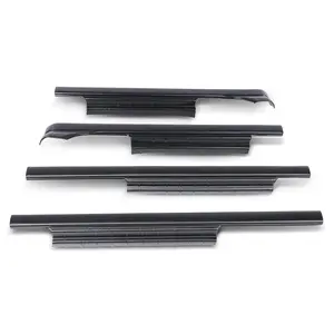 Black Rocker Panel Replacement for 2014-2018 Silverado 1500 Crew Cab, Durable Car Door Protector Truck Accessory, Automotive Exterior Car Accessories, Durable Car Accessories