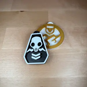 Ghost & Shadow Keychains - Fort Ghost and Shadow - Fort Agency - Gag Gift - Gift for Game Lovers - Gift for Gamers - Gamer Birthday