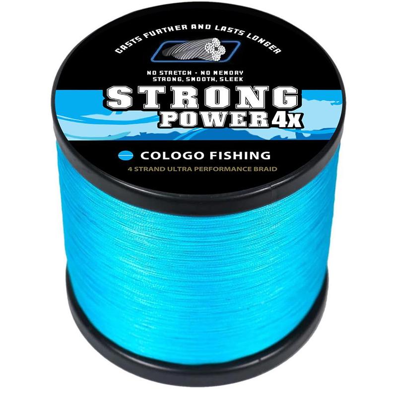 Braided Fishing Line 4 Strands Strong Multifilament PE Braided Line for Seawater 8LB-40LB 546yds 500m Super Strong Super Line Fishing Tackle Braided Fishing Line 4 Strands Strong Multifilament PE Braided Line for Seawater 8LB-40LB 546yds 500m Super Strong Super Line Fishing Tackle