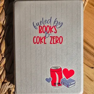 Kindle Case – Fueled by Books & Coke Zero – KPW5 6.8" 2021
