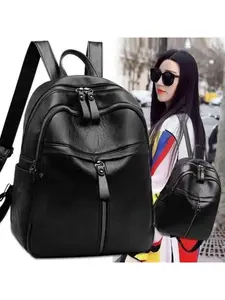 Women's Large Capacity Commuter Backpack, Lock Closure System, Adjustable Thick Shoulder Straps, Front Pocket, Ideal for Work and Travel