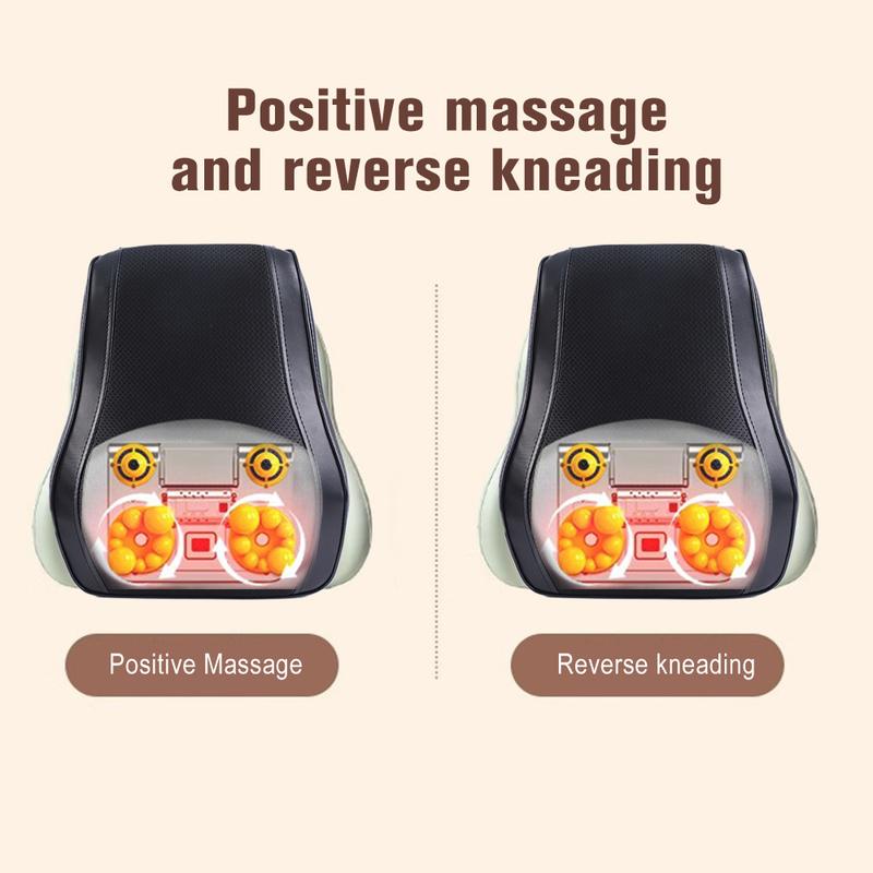 Neck Massager on TikTok Shop - 40°C Warm Hot Compress for Waist & Back Relief - Thermal Energy Muscle Soothing & Relaxation Aid