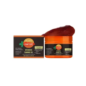 Beauty Gel – 5.07 Oz Outdoor Quick Tan Accelerator, Intensive Moisturizing Smooth Finish, Waterproof Body Care Highlighting Cream with Carrot Extract