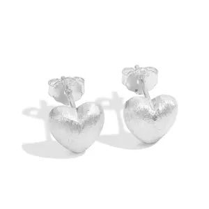 925 sterling Silver Corazonsitos Stud Earrings