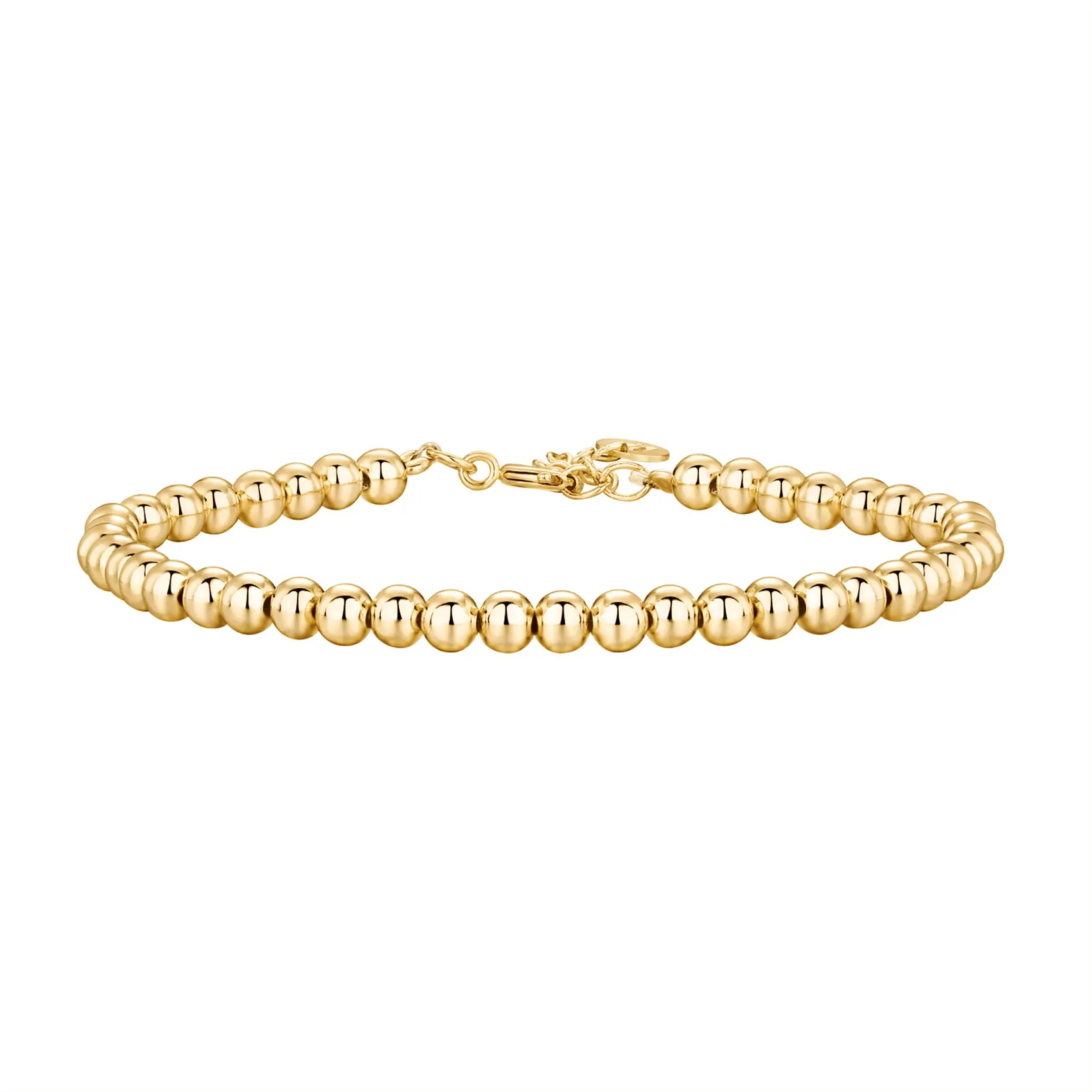 PAVOI Beaded Bracelet for Women - 14K Gold Plated Lightweight Womens Ball Bracelet - Gold Bracelets Cute Stackable Jewelry PAVOI Beaded Bracelet for Women - 14K Gold Plated Lightweight Womens Ball Bracelet - Gold Bracelets Cute Stackable Jewelry