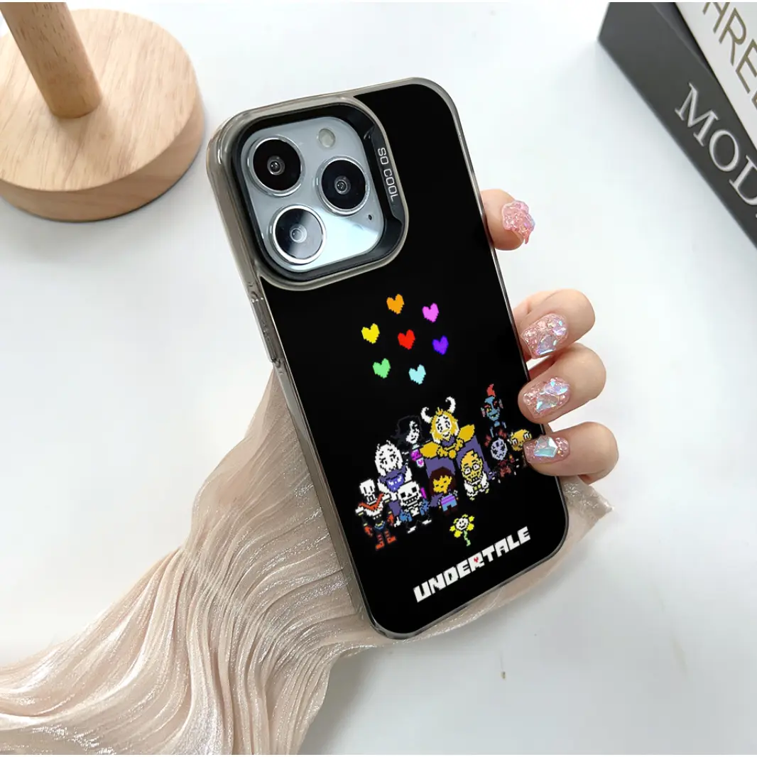 Retro game U-Undertale Durable phone case for iPhone 17/16/15/14/13/12/11/Pro/ProMax/Plus/17Air/Xsmax, Anti-Drop Matte Back Cover, Shockproof Cover, Daily Use Case, Artistic Phone Case, game Merchandise, Uv Printed, Trendy Gift for Christmas And Birthday