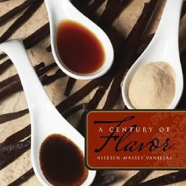 Used Nielsen-Massey Vanillas' Century of Flavor Cooking-Focused Hard Cover Book - English Text, 1.38 lbs, Cooking Guide That Teaches How Vanilla Can Be Essential in Savory Dish