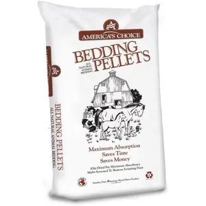America's Choice Pine Pellet Bedding – Natural, Highly Absorbent Animal Bedding – 40 lb (1 cu ft)