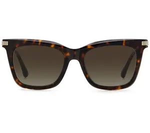 Jimmy Choo Olye Havana Square Sunglasses