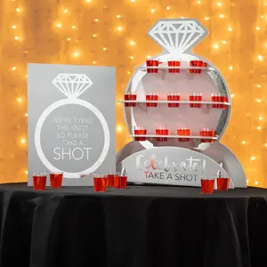 Bulk  52 Pc. Bachelorette Party Shot Glass Holder Kit