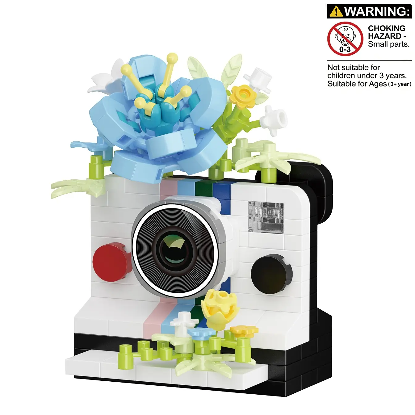 Creative Camera Vintage Toy Camera Blocks, Suitable for Kids Aged 8+, Home Decor, Valentine's Day Gift, Christmas Gift, Creative Building Blocks, Creative Building Set, Building Block Sets