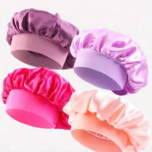 Silk, satin lined sleeping bonnet