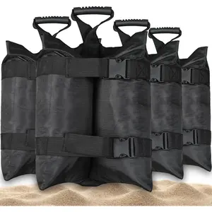 240 LBS Canopy Weights Sand Bags Set of 4, 1680D Heavy Duty Plus Size Gazebo Sandbags with Inner Plastic Bag for Outdoor Tent, Patio Umbrella, Sun Shelter, Pop up Pergola
