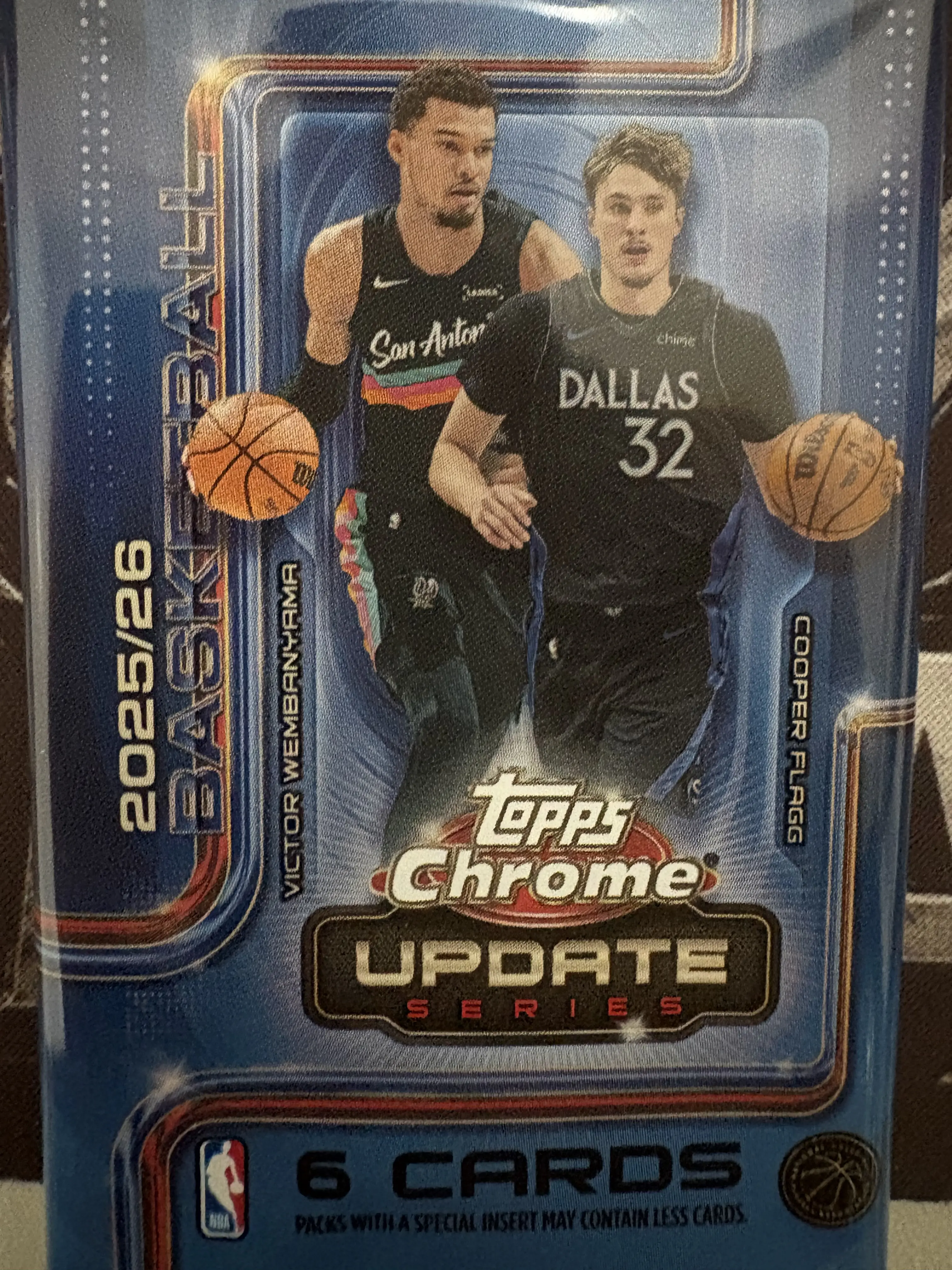 2025/26 Topps Chrome Basketball Update Series Mega Box Packs