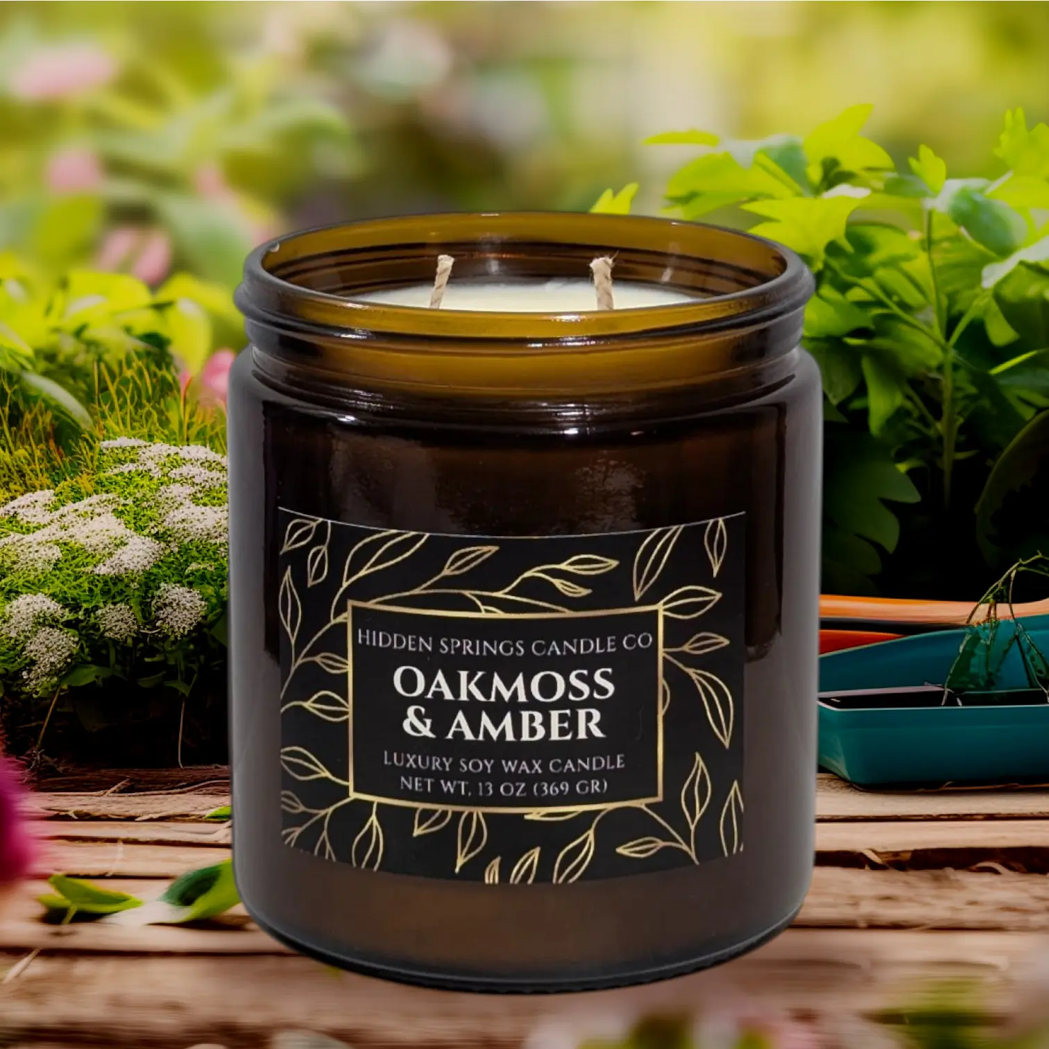 Oakmoss & Amber Candle