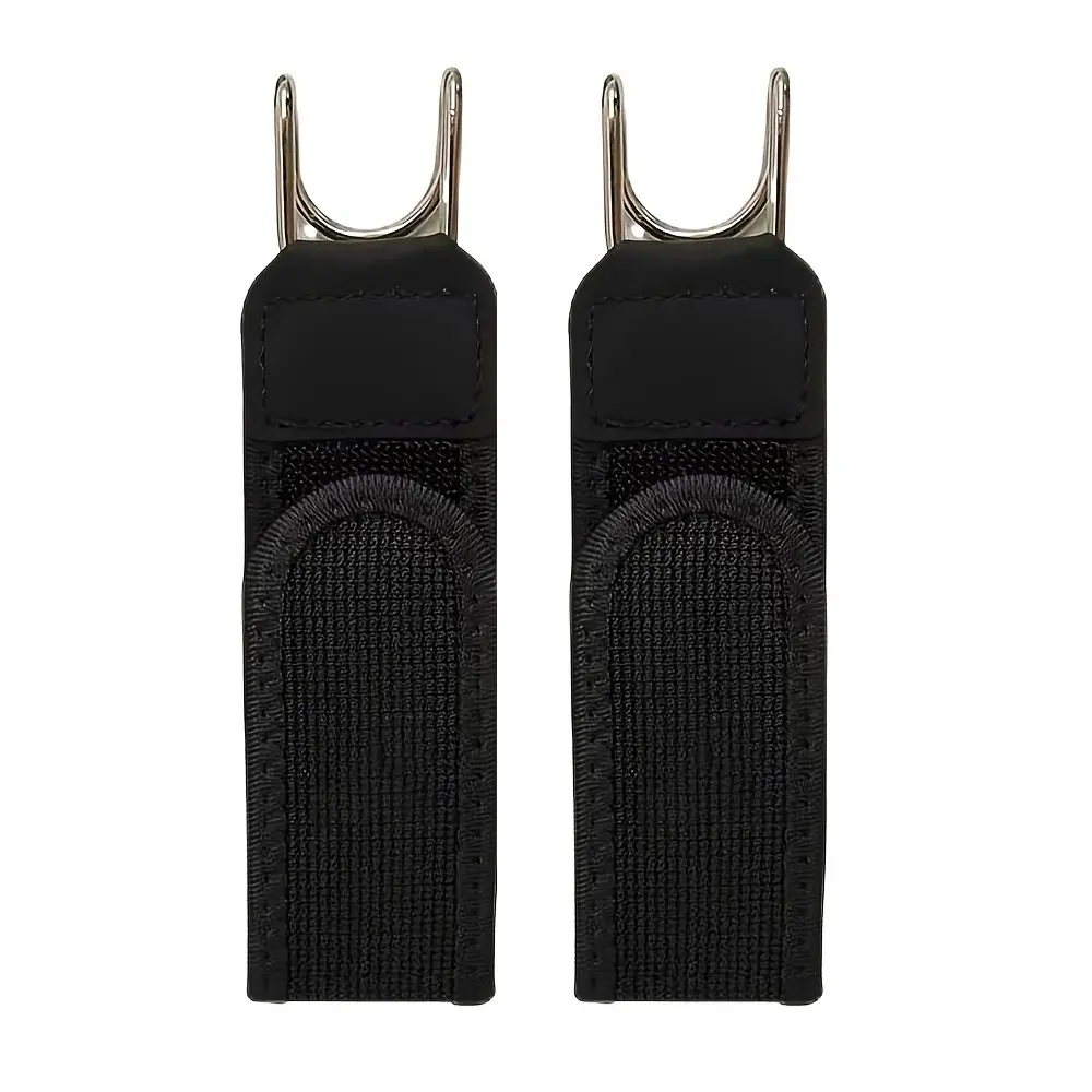 2 Pack Invisible Buckle-Free Elastic Polyester Belt, Tactical Metal Hook Belt, Adjustable Comfort Design, Ideal for Daily Commute, Outdoor Gear, Versatile Use, Secure Attachment