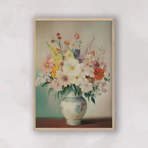 Vintage Floral Print, Antique Rose Printable Wall Art, Pink Flower Sketch, Unframe