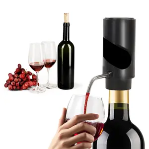 3 in 1 Electric wine decanter with aerator,One Health Red and White Wine Accessories, Stainless Steel Connecting Tube, USB Rechargeable Liquor dispenser, Wine Gift for Wine Lovers