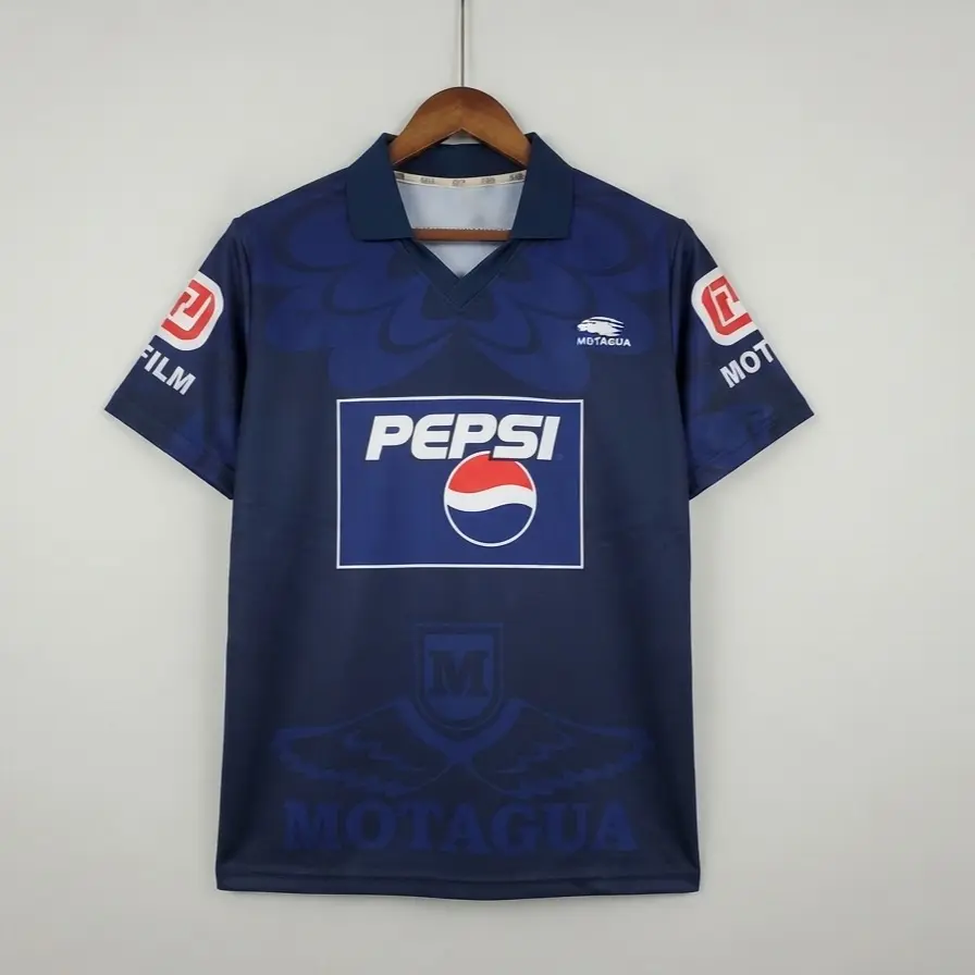 [SALE] FC Motagua1999 Home  Print Collared Football Jersey