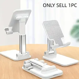 Foldable Desktop Phone Stand, Adjustable Extendable Tablet Holder, Car Accessory, Portable Phone Stand for Home Office Outdoor, Multi-Functional Phone Stand
