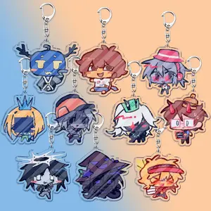 Popular Game Chibi Acrylic Keychain Accessories Bag Keyrings Jewelry Fans Freinds Game