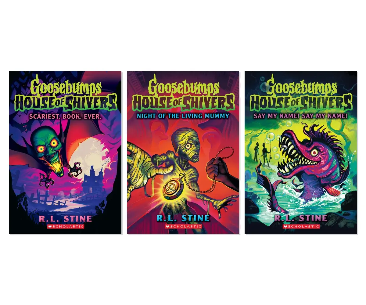 Goosebumps House of Shivers Horror Collection - 3 Books by R.L. Stine - Paperback