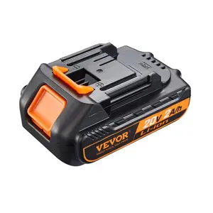 Summervibes VEVOR 20V 2.0Ah Lithium-Ion Battery - High-Capacity Replacement Battery Pack for Power Tools Batteries, Compatible with 20V Cordless Power Tools