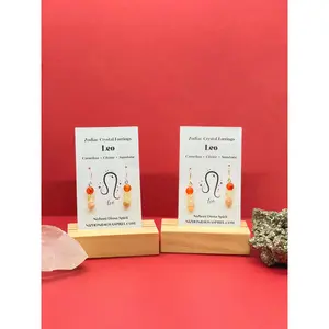 Leo Crystal Earrings