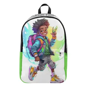 Custom Cartoon Boy Backpack
