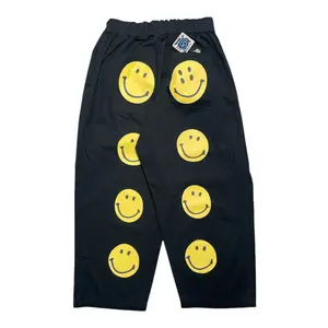 Kapital Comb Smiley Easy Logo Cargo Pants Black Multi Pre-Owned