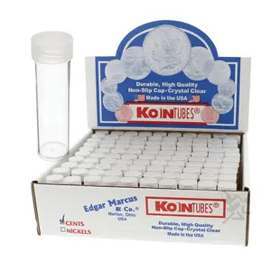 Round Coin Storage Tubes for Penny/Cent Round Coin Storage Tubes for Penny/Cent