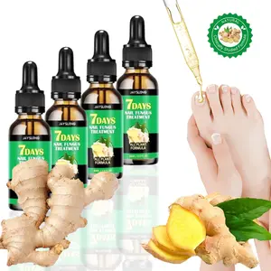 JAYSUING 7-Day Nail Fungus Treatment & Nail Growth Serum I Ginger Moisturizing Nail Serum Nail Care Fungus Treatmenternail Support Healthcare Natural Healthy Therapeutic anti-infection Wellness Nail Growth Oil