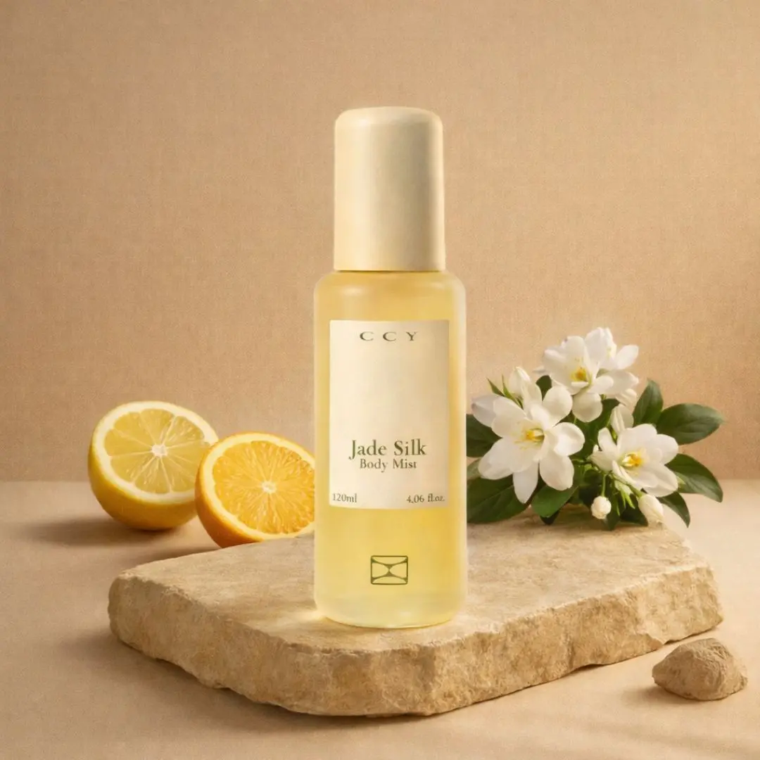 CCY Jade Silk Body Mist 120ml – Valentine’s Day Sweet Fruity Floral Gourmand Fragrance, Citrus Gardenia & Cedarwood, Candy-Like Scent, Alcohol-Free Skin-Friendly Mist for Soft Glam & Date Night