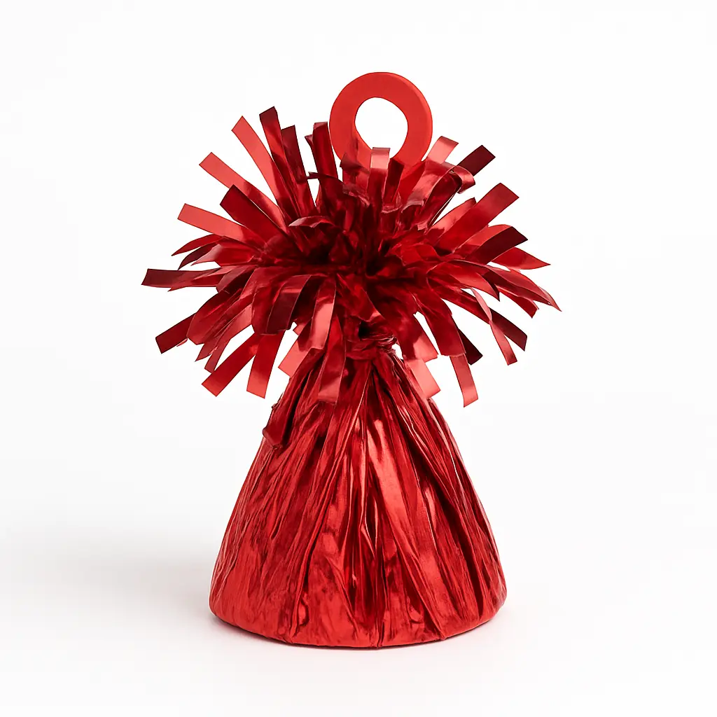 Sparkling Red Balloon Weight for Parties
