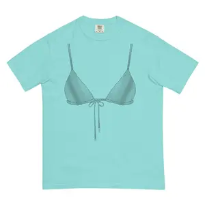 Bikini T | Lagoon Blue | Garment-dyed T-shirt