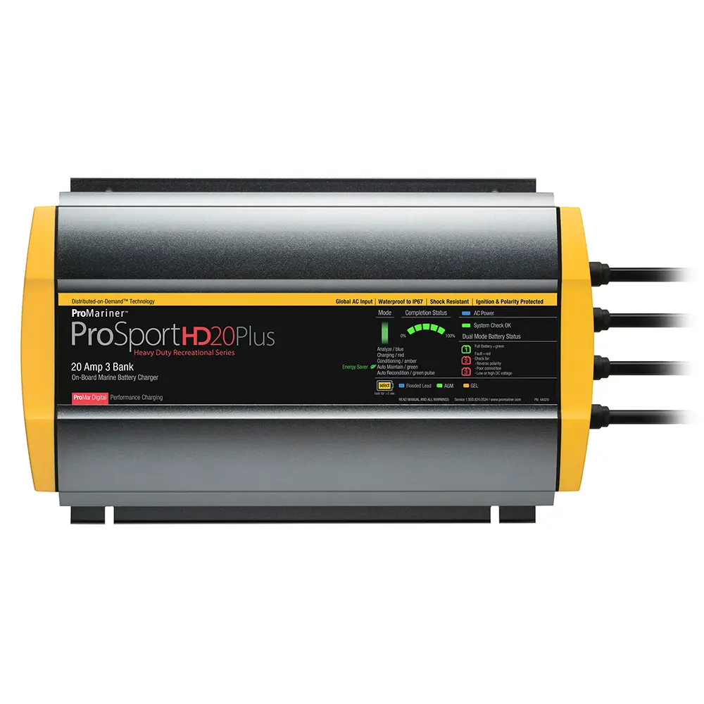 20 amp 120 & 240V ProSportHD 20 Plus Global 4 Gen 3 Bank Battery Charger