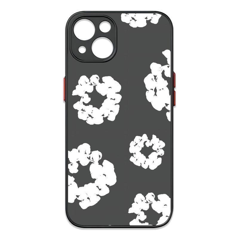 Luxury D-Denims T-Tears Phone Case for iPhone 17 16 15 14 13 12 11 Mini Pro Max X XR XSMax 7 8 6 6s Plus Matte Clear Back Cover with Unique T-Tears Pattern