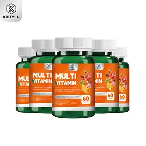 【KRITYLA】Multivitamin  , Contains Vitamin d3, Vitamin C, Vitamin A, Vitamin B,  Vitamin E, Collagen Peptide, Enhance immune system