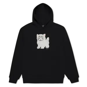 Pet Me I'm Cute Dog & Cat Hoodie, Black, Cotton-Polyester Blend, Casual Long-Sleeve Pet Top