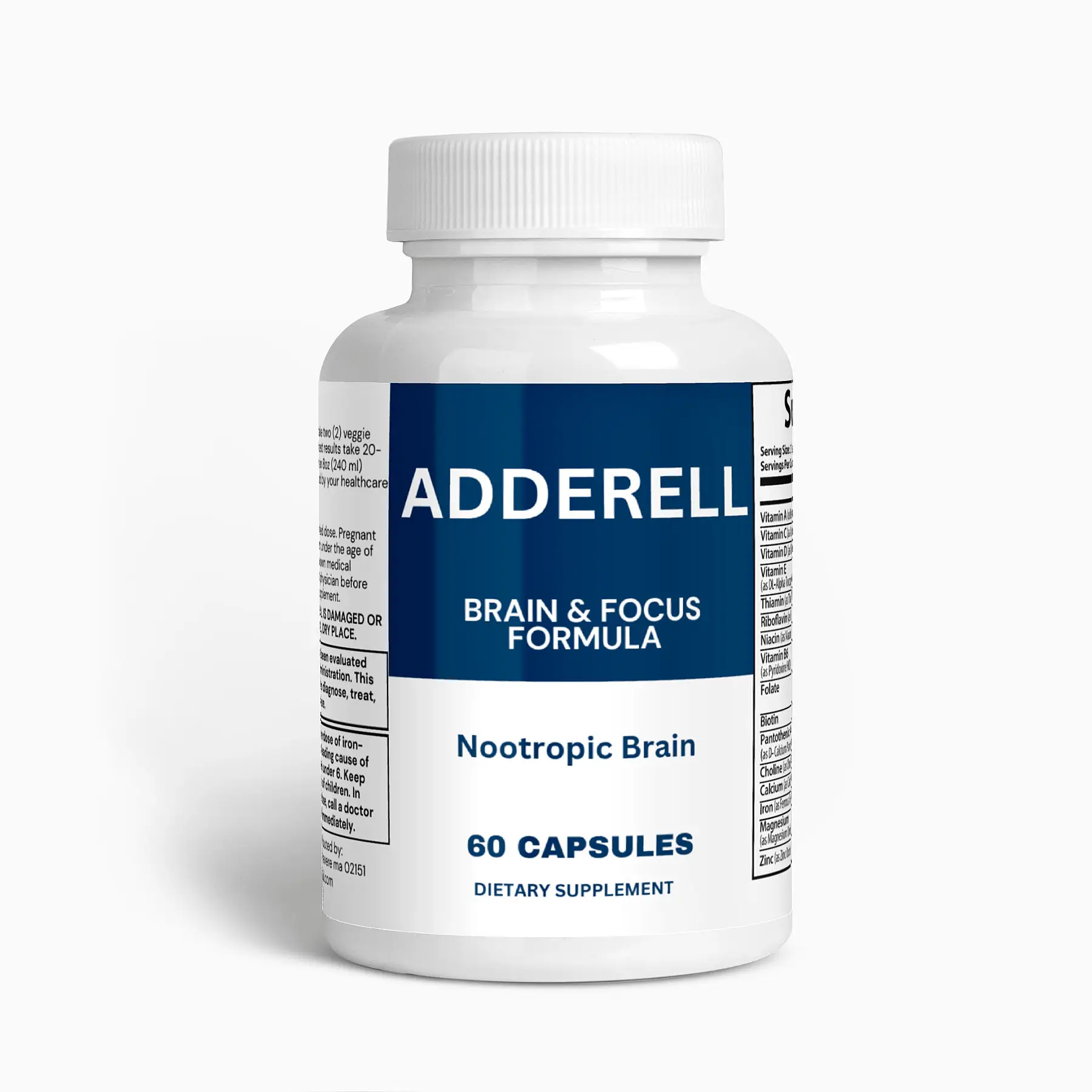 ADDERELL - Brain Supplement Memory Focus