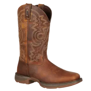 Durango® Men's Rebel™ 12" Brown Western Square Toe Boots DB4443