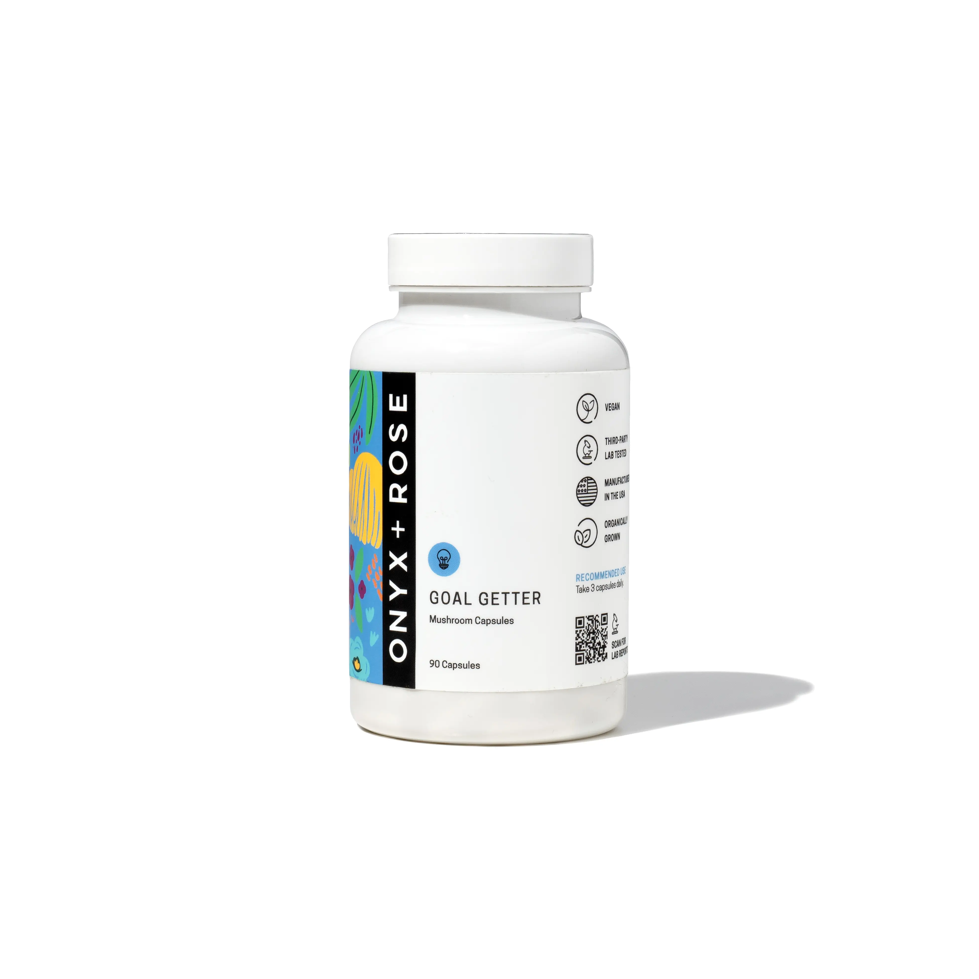 Goal Getter Lion’s Mane Mushroom Supplements – Focus, Memory & Energy Support (90 Capsules)