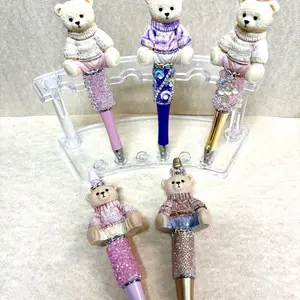 Animal Collection Cute Beaded Pens with Unique Animal Toppers in Glittery Designs Perfect for Gift Giving! DM me to claim yours.