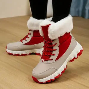 Women's Stylish Winter Boots - Slip-Resistant Fleece-Lined Snow Shoes | Trendy Comfort for Cold Weather (Cozy & Durable)