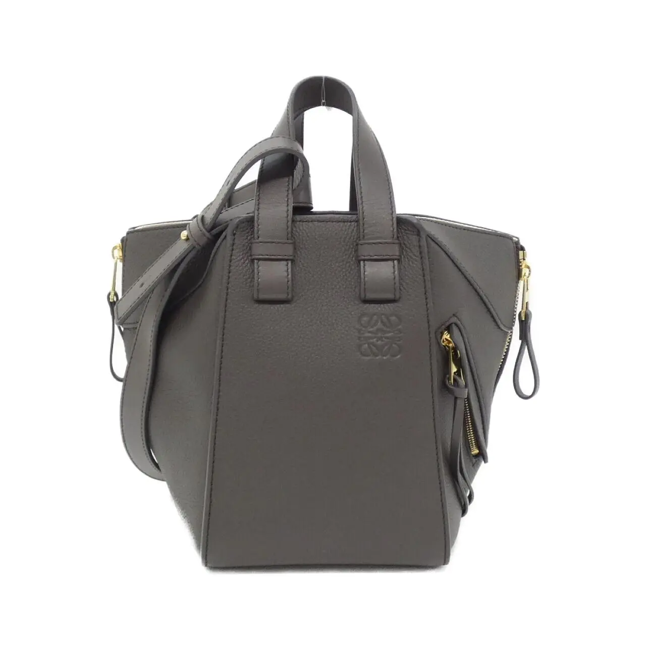 Pre-owned Loewe Calfskin Shoulder Bags Hammock Compact Calf Shoulder Bag