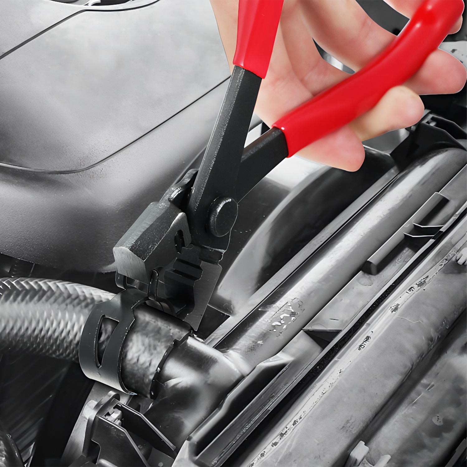 Automotive Car Pliers All-in-1 Auto Repair Tools for Removing Hose Clamps, Trim Clips, Electrical Connectors & Wire Terminals –Carbon Steel Durable Tools